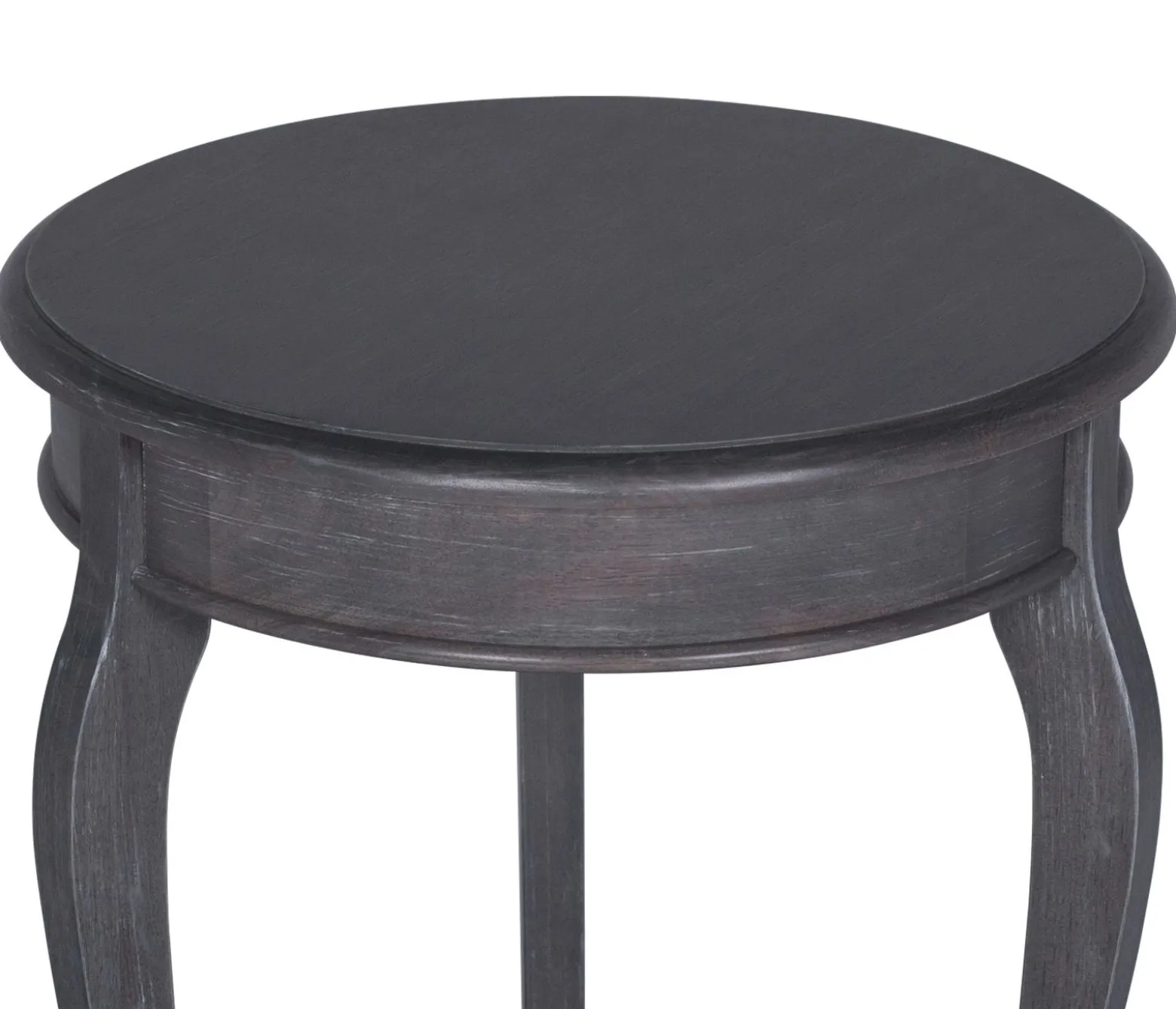 Outer Banks Round End Table - Heather Gray