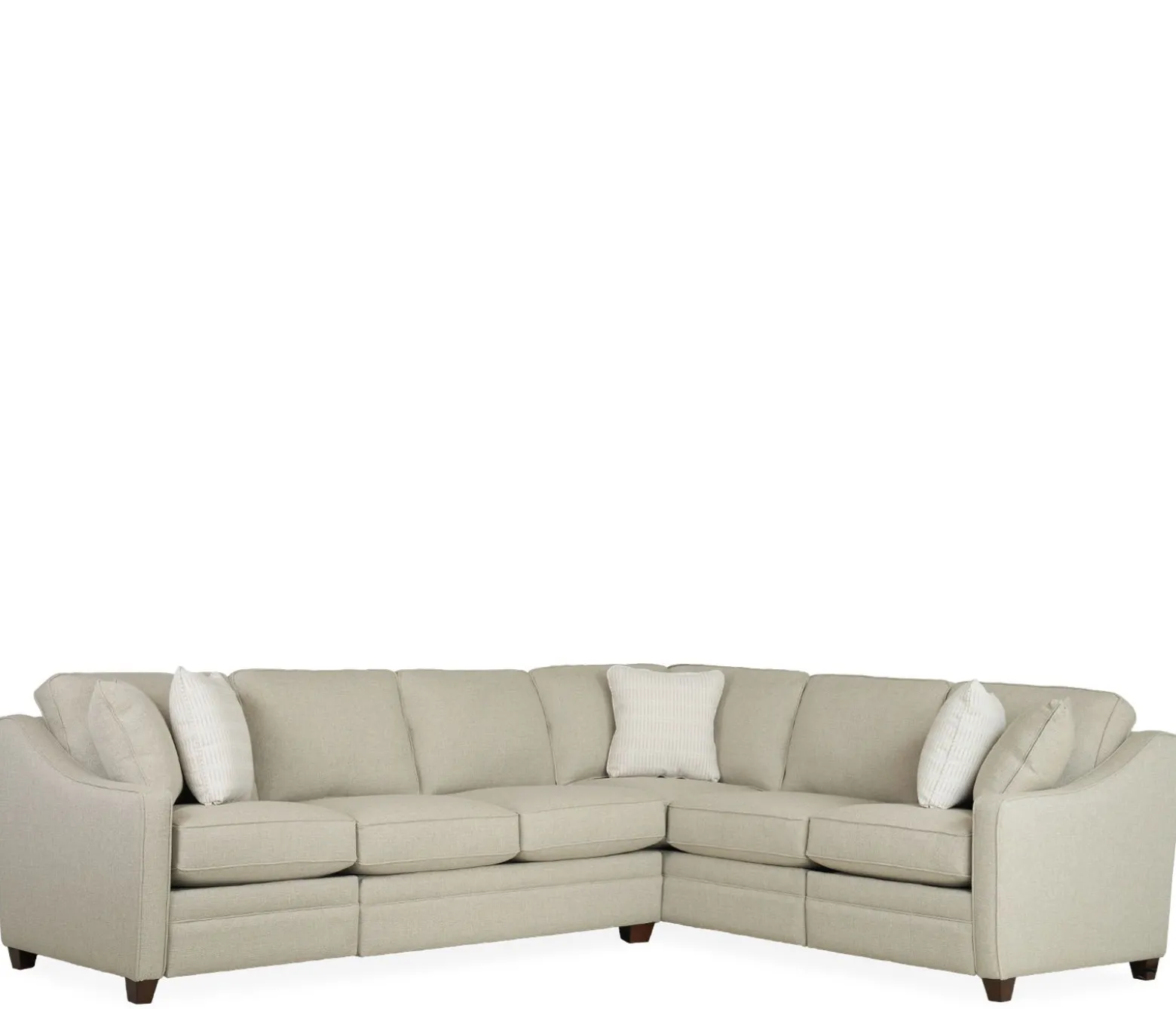 Oxford 2 PC Large Power Sectional RAF Sofa w/ corner & LAF Sofa