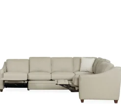 Oxford 2 PC Large Power Sectional RAF Sofa w/ corner & LAF Sofa