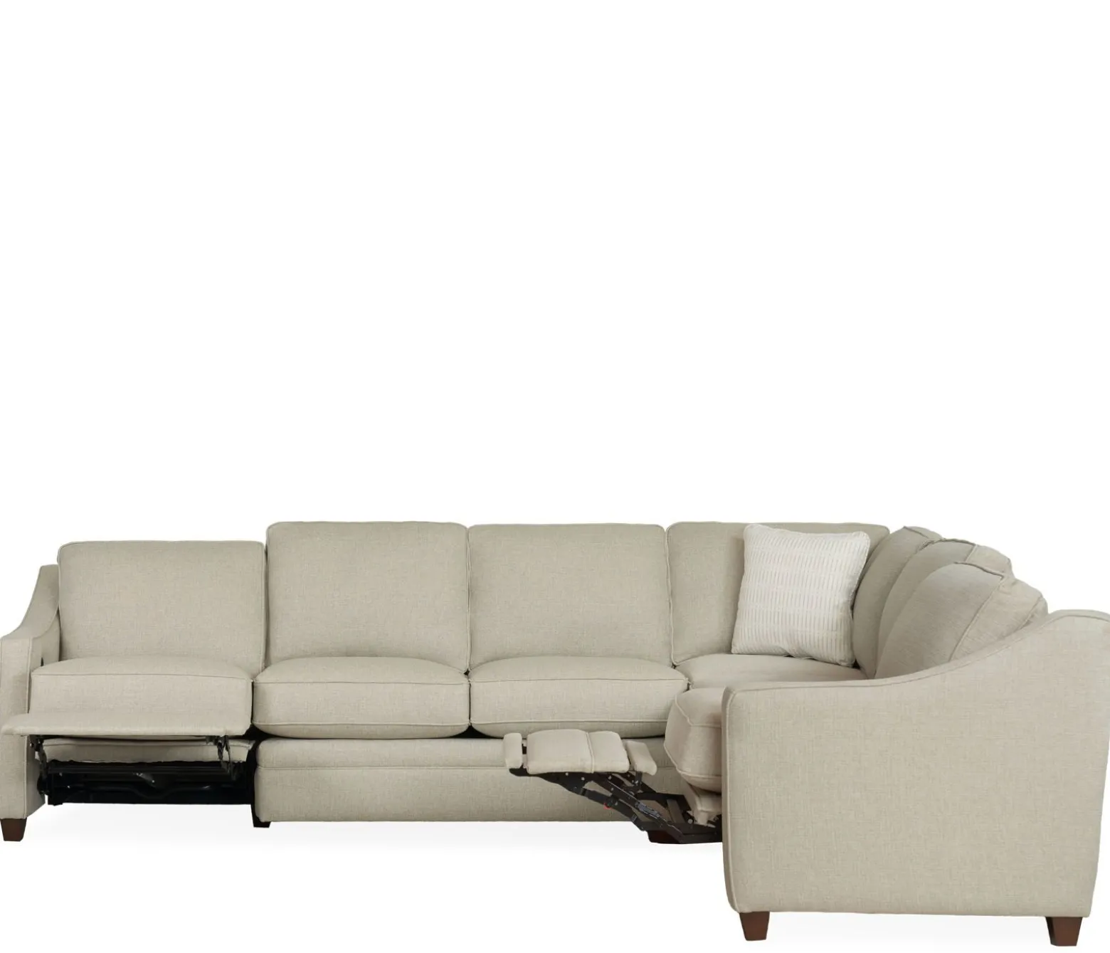Oxford 2 PC Large Power Sectional RAF Sofa w/ corner & LAF Sofa