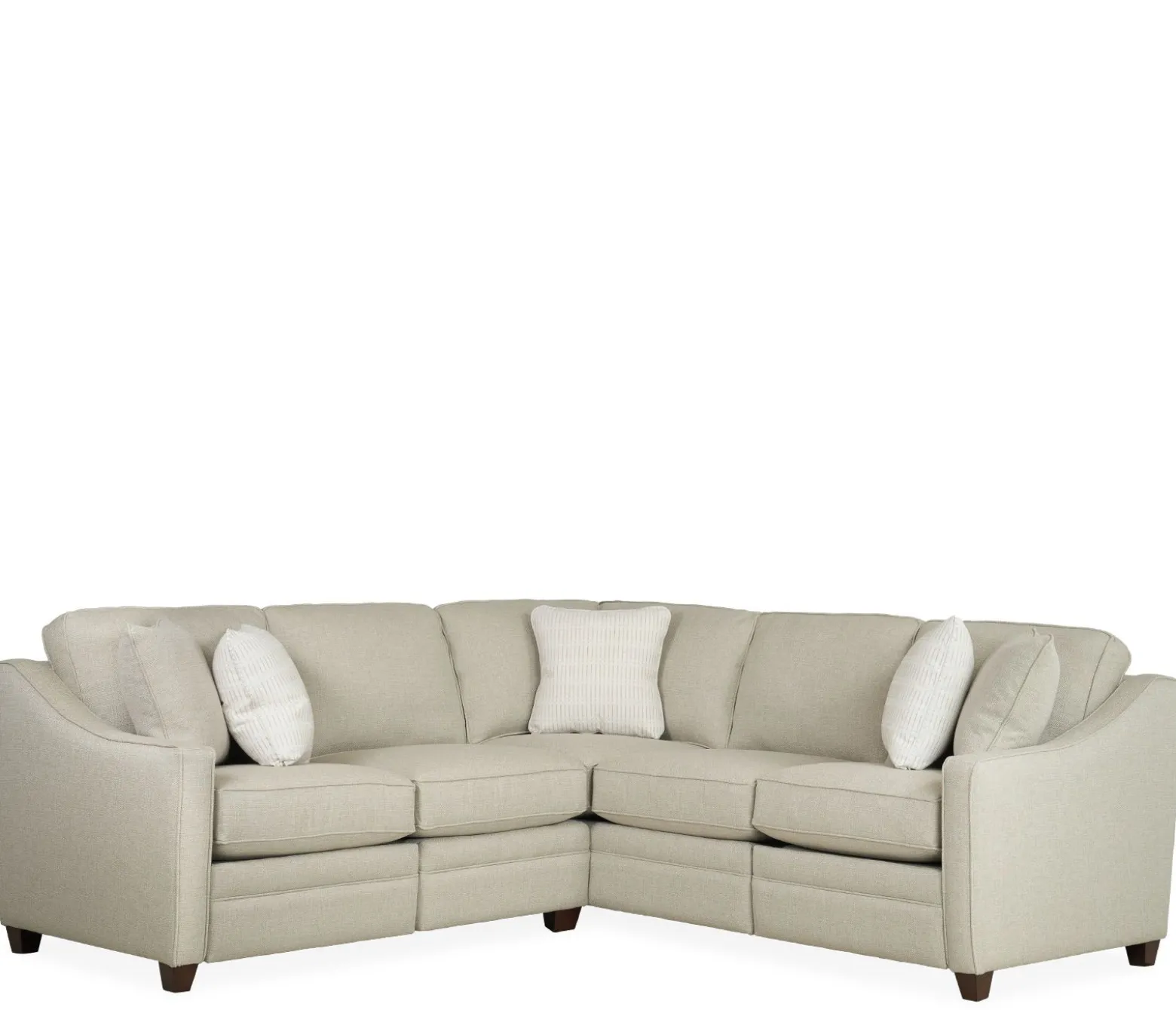 Oxford 2 PC Small Power Sectional RAF Sofa w/corner & LAF Loveseat