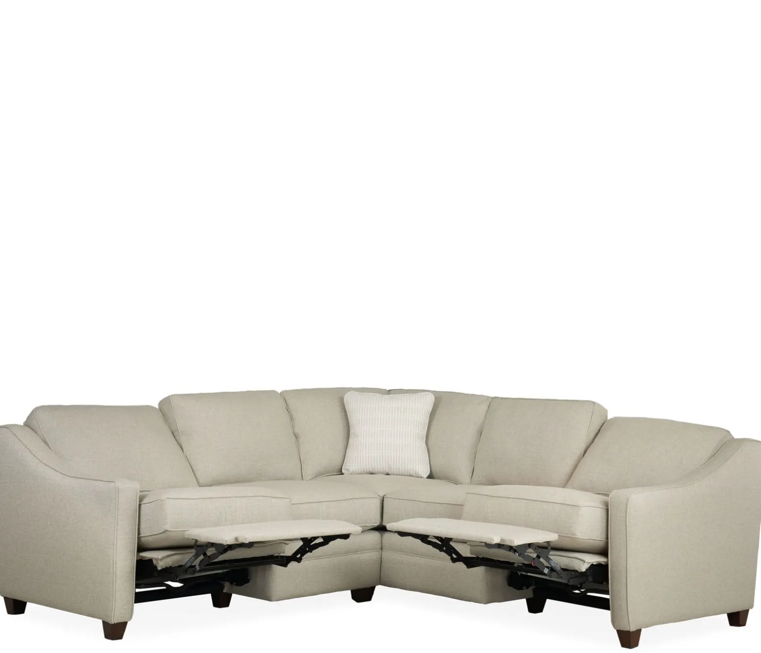 Oxford 2 PC Small Power Sectional RAF Sofa w/corner & LAF Loveseat