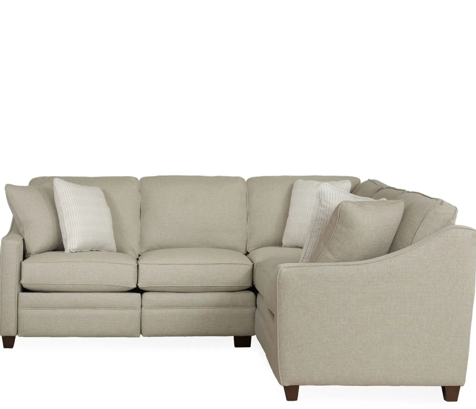 Oxford 2 PC Small Power Sectional RAF Sofa w/corner & LAF Loveseat