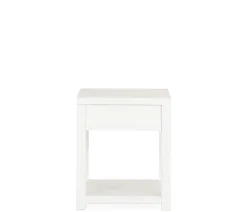Palisades End Table - White