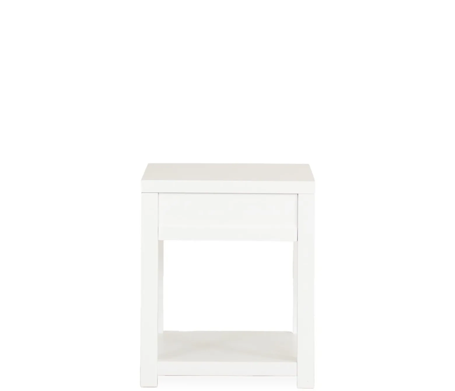 Palisades End Table - White