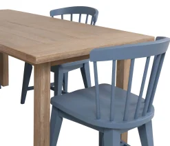 Palisades 5-Piece Dining Set - Cabana Blue Chairs