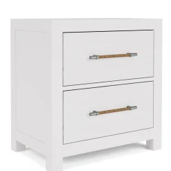 Palisades Two Drawer Nightstand - White