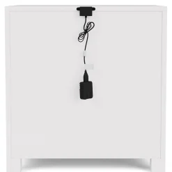 Palisades Two Drawer Nightstand - White