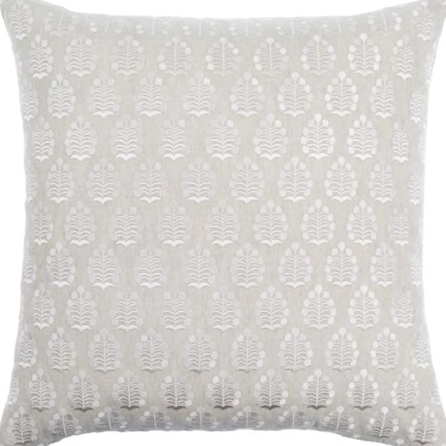 Palm Pillow - Ivory