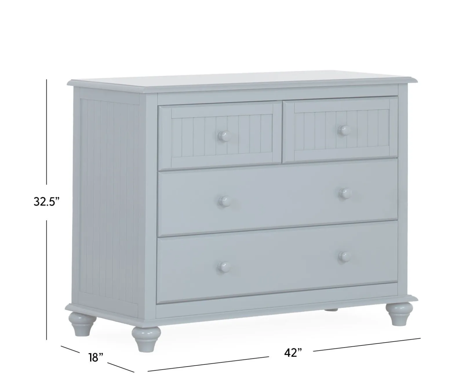 Pocasset 4-Drawer Chest - Smoke