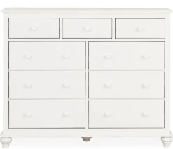 Pocasset 9-Drawer Dresser - White