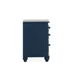 Pocasset 3-Drawer Nightstand - Denim