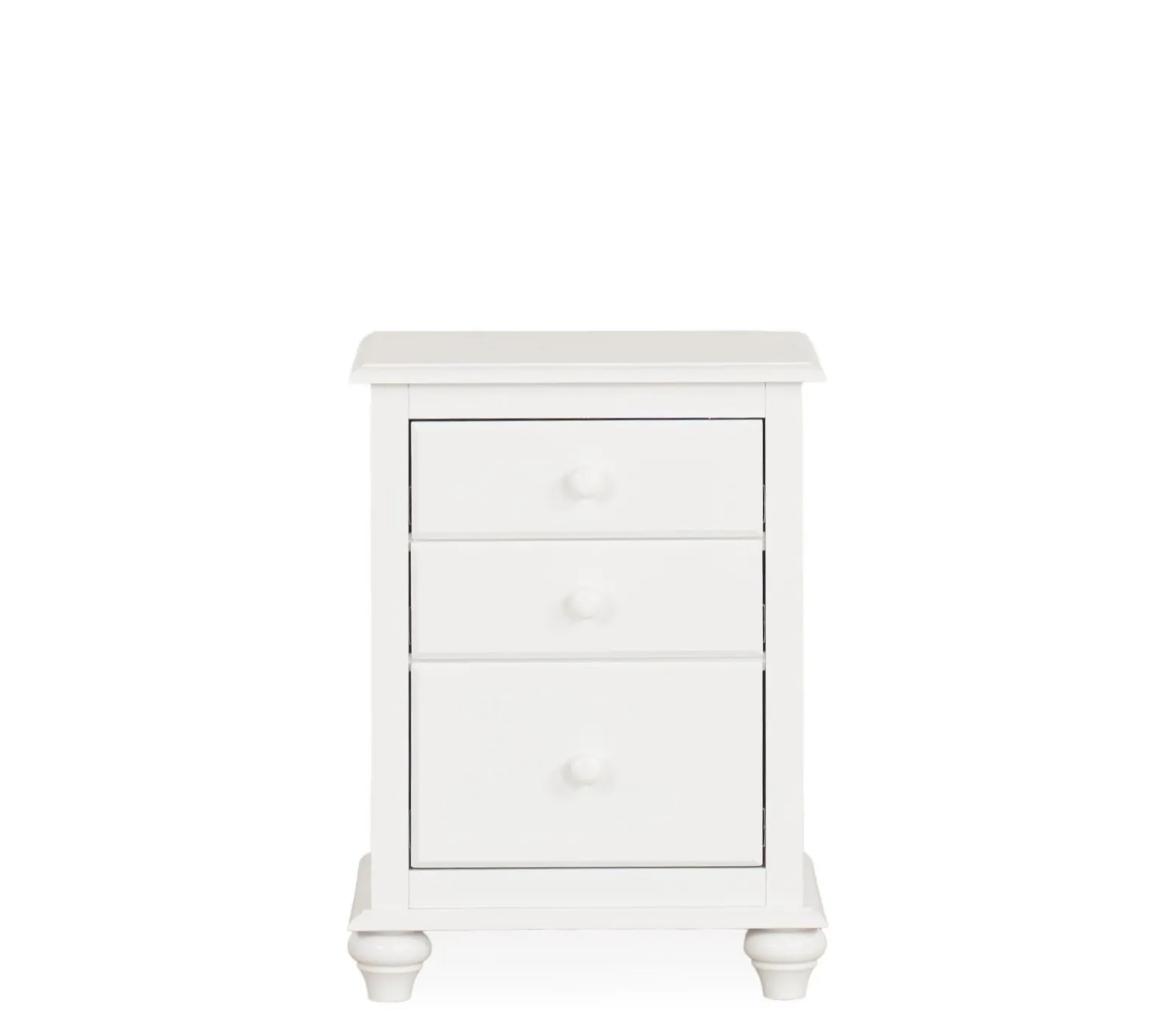 Pocasset 3-Drawer Nightstand - White