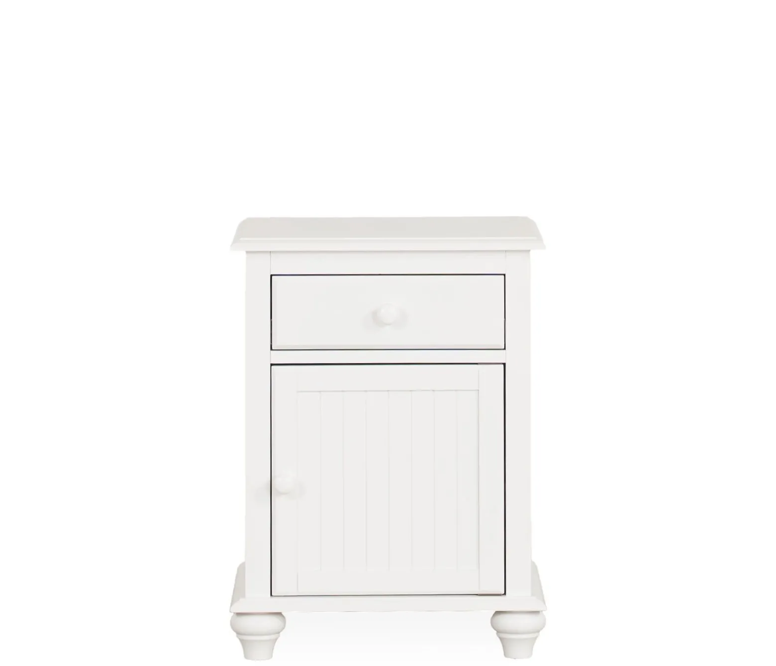 Pocasset 1-Drawer Nightstand - White