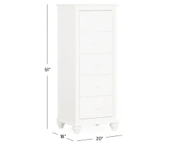 Pocasset Lingerie Chest - White