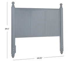 Pocasset Queen Headboard - Denim