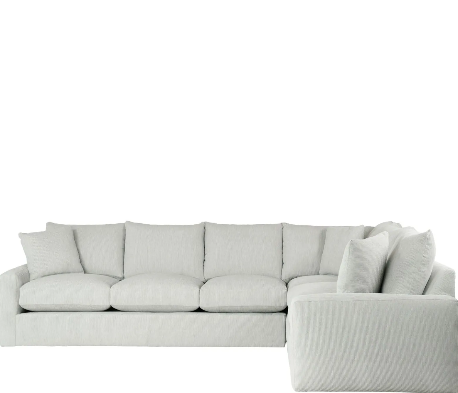 Santana 2-Piece Large Sectional - LSE 3 Seat Corner with RSE 3 Seat End