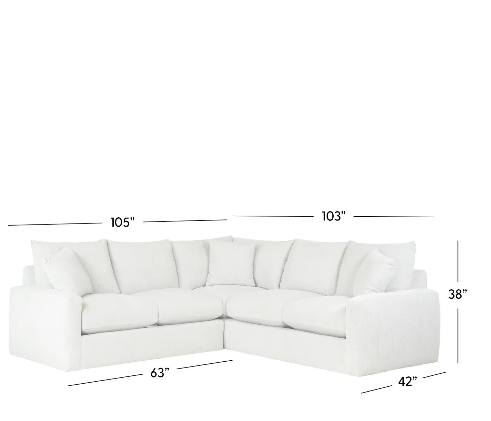 Santana 2-Piece Sectional - RSE 3 Seat Corner with LSE 2 Seat End