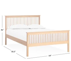 Shaker Queen Spindle Bed
