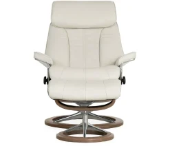 Stressless® Paul Medium Chair & Ottoman