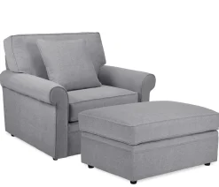 Stuart Ottoman - Gray