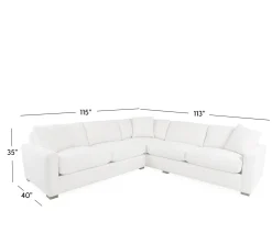 Swift 2 Piece Sectional - LSE 3 Seat Corner & RSE 2 Seat End