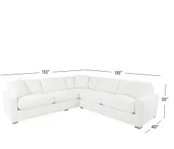 Swift 2 Piece Sectional - RSE 3 Seat Corner & LSE 2 Seat End
