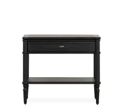 Toulouse 1-Drawer Nightstand - Black