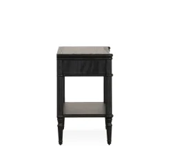 Toulouse 1-Drawer Nightstand - Black