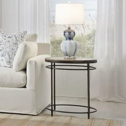 Trace Round End Table