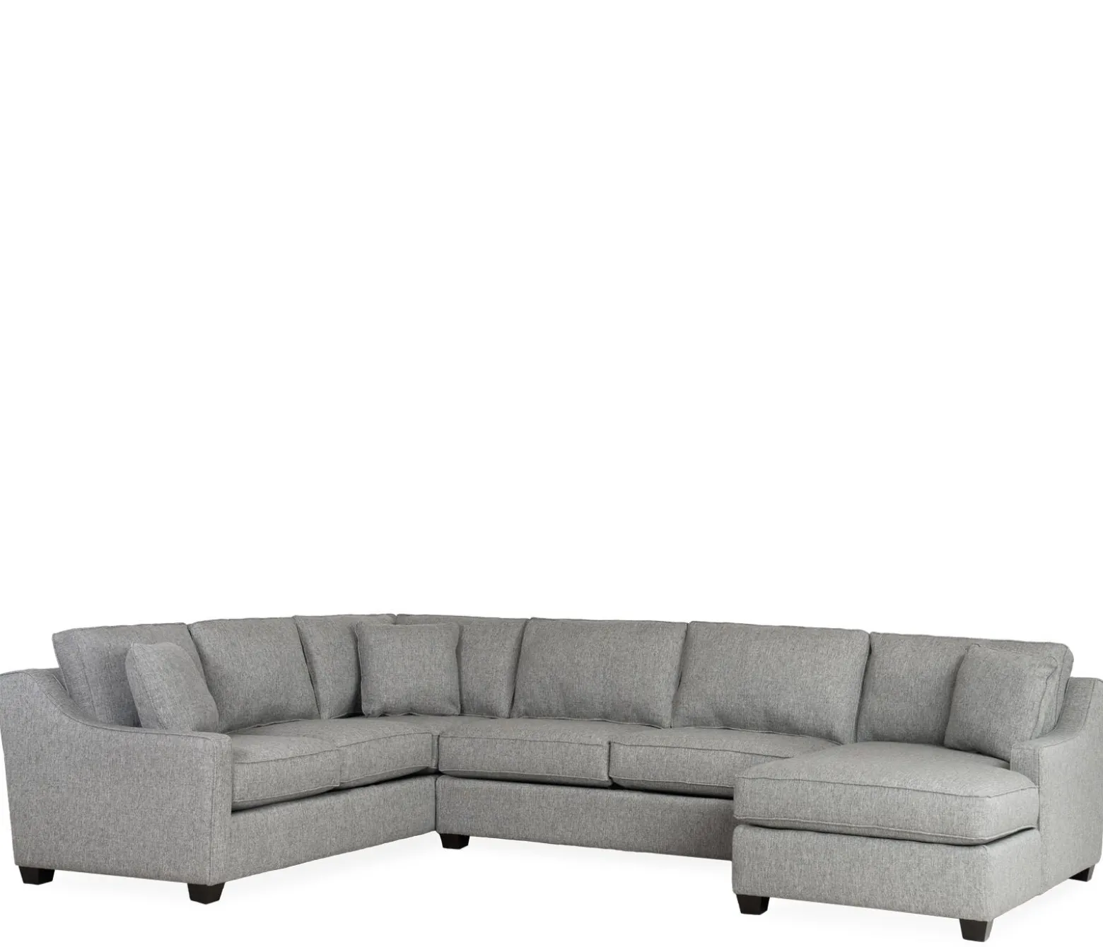 Twilight 3-Piece Sectional LHF Sofa w/ Armless Apt. Sofa, RHF Chaise