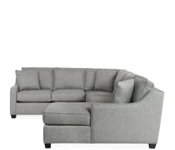 Twilight 3-Piece Sectional LHF Sofa w/ Armless Apt. Sofa, RHF Chaise