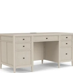 Wilmington Executive Desk - White Sand