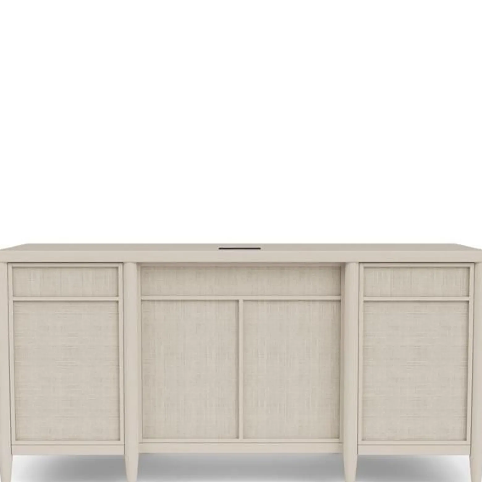Wilmington Executive Desk - White Sand