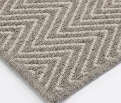Zigzag Rug - Khaki - 5' x 7'6
