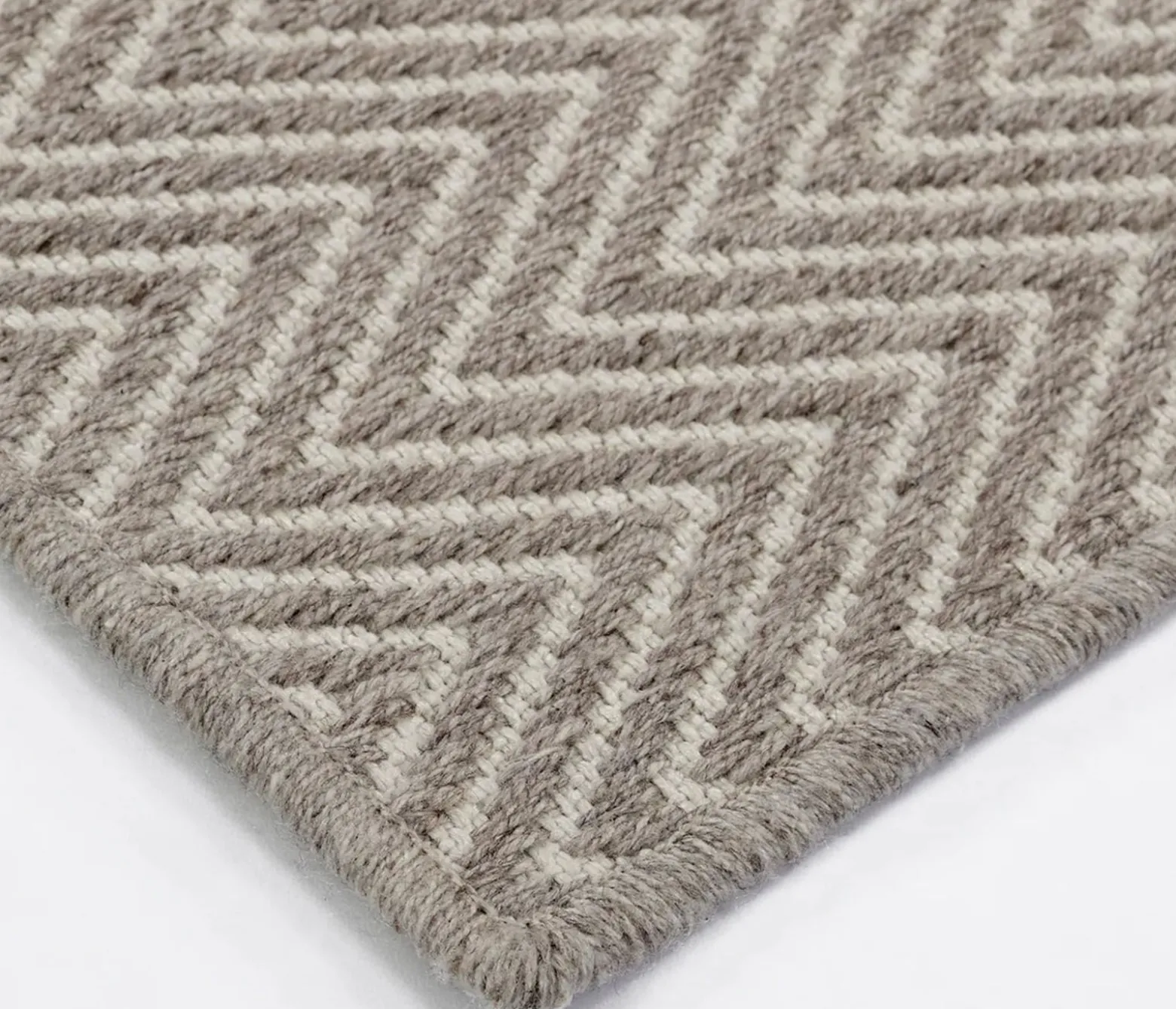 Zigzag Rug - Khaki - 5' x 7'6