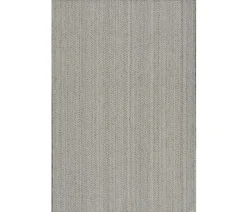 Zigzag Rug - Silver - 5' x 7'6