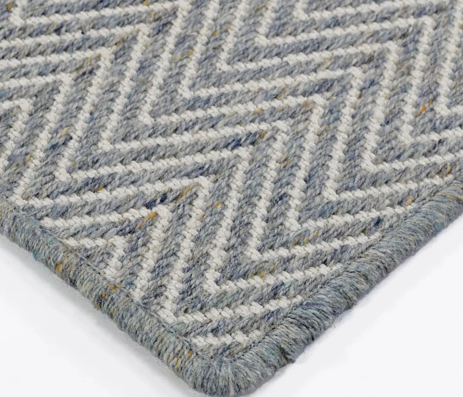 Zigzag Rug - Sky - 5' x 7'6